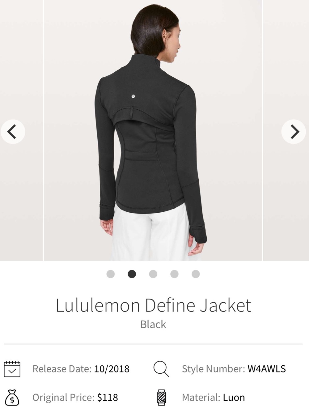lululemon athletica Define Jacket - Black